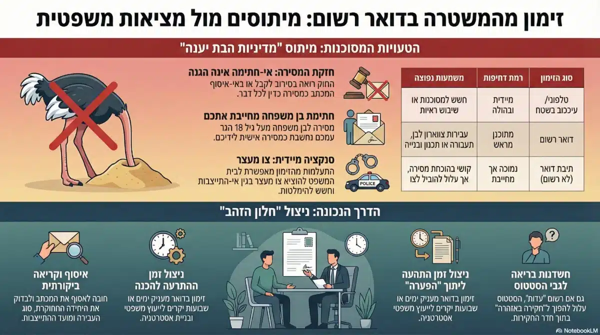 זימון בדואר