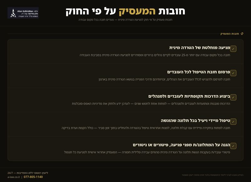 חובות המעסיק