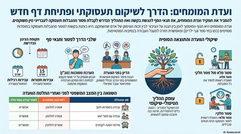 אינפוגרפיקה להמחשה ועדת מומחים